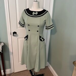 Vintage Repro 1940s 1950s Pinup Dress